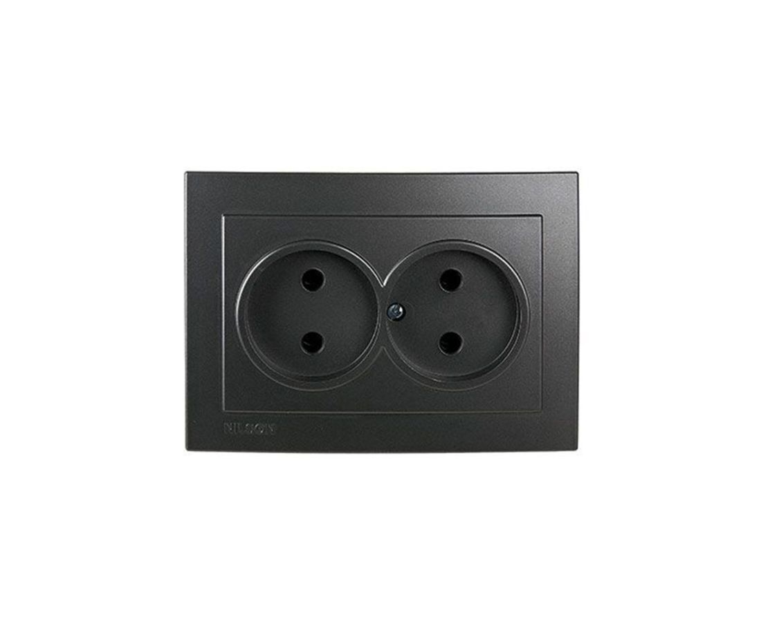 როზეტი ორიანი touran black - 24221024 — როზეტები და ჩამრთველები